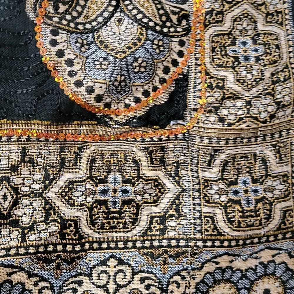 BOHO EMBELLISHED SCARF WRAP